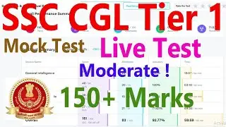 🎯SSC CGL 2024 Mega Live Test Testbook |Target SSC CGL 2024, Math,GK, Reasoning & English