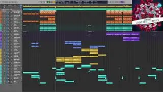 Logic Pro X Template Red Zone (Hard House) #logicproxtemplate #logicprox #logicpro