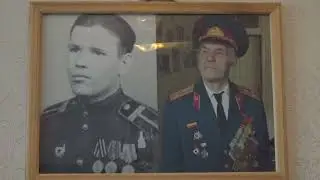 Участник войны Михаил Фомич Тимчук принимает поздравления
