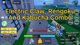 (One Shot Combo?!?) Electric Claw + Rengoku + Kabucha Combo (Bloxfruit)