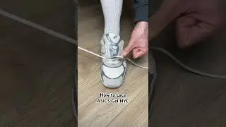 How to Lace ASICS Gel NYC 