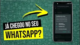 COMO ENVIAR FOTOS EM ALTA QUALIDADE PELO WHATSAPP - NOVA FUNÇÃO DO WHATSAPP