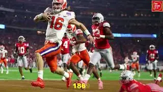 The first college football game was played on November 6, 1869, between Rutgers and Princeton