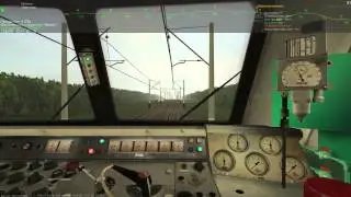 Скорый поезд №064 Одесса - Днепропетровск по маршруту Пятихатки - Днепропетровск