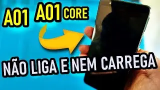 SAMSUNG A01, A01 CORE NÃO LIGA, DESLIGOU E NÃO LIGA MAIS? Tente isso antes de levar no técnico!