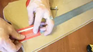 Как отрезать заготовку для ремня из чепрака?