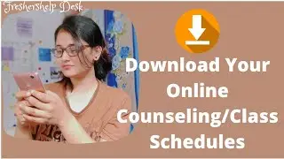 Download Your Online Counseling/Class Schedules | IGNOU 📚💻