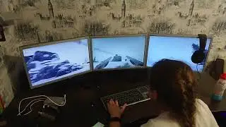 триплскрин Serious Sam: Siberian triplescreen