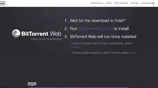 Install BitTorrent in MacBook Pro - 2021