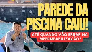 ERRO de IMPERMEABILIZAÇÃO de PISCINA, entenda os MOTIVOS!