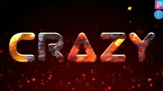 Fire Text effect | PicsArt & PixelLab editing tutorial....