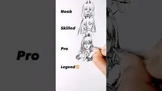 How to Draw Power|ChainsawMan in different levels 😳 