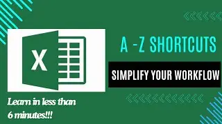 Excel Shortcuts A to Z - Master Your Workflow! | Learn Excel