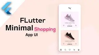 Flutter Minimal Shopping App UI - Speed Code