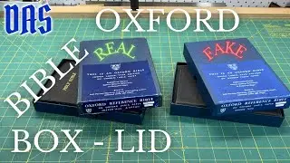 Oxford Bible Box - Making the Lid // Adventures in Bookbinding