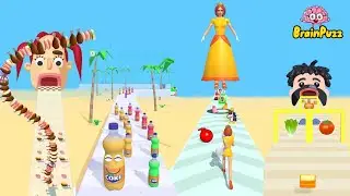 Sandwich Runner | Build A Queen | Silly Sandwich Dash | Juice Run - All Level Gameplay NEW UPDATE