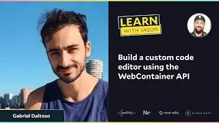 Build a custom code editor using the WebContainer API with 