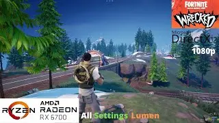 Fortnite Chapter 5 Season 3 - RX 6700 Benchmark Run | All Settings | Lumen