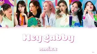 NMIXX HEY GABBY  COLORCODED LYRICS