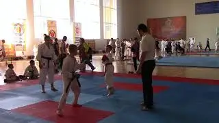 2018.04.15 ЧУ WKC г. Днепр | кумитэ 8-9 лет м | САМОЙЛОВ | 2 поединок