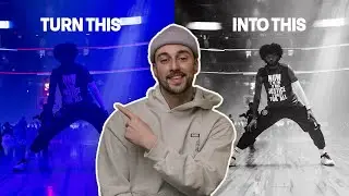 EDIT B&W PHOTOS LIKE AN NBA PHOTOGRAPHER (Adobe Lightroom Tutorial)