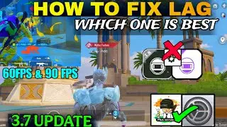Best Gfx Tool & Settings 3.7 Update😳New Gfx Tool | 60&90 FPS Bgmi/Pubg🔥How To Lag Fix 3.3.2 Update✅😮