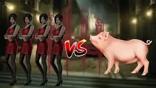 The Pig vs 4 Ada Wongs | Dead By Daylight