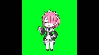 Anime Green Screen: Re:Zero - Ram