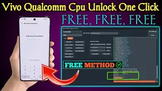 Vivo Qualcomm Unlock  Cpu Tool Free | Vivo New Security Unlock Tool | IMEI REPAIR TOOL FREE