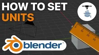 How to set units in Blender
