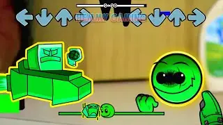 FNF Geometry Dash 1.0 vs Geometry Dash 2.3 Sings Sliced Pibby | Fire In The Hole FNF Mods