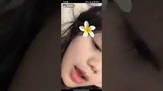TikTok live of a cute, pretty girl who likes playing with her tongue (2)