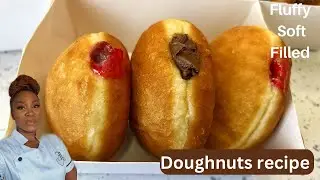 HOW TO MAKE FLUFFY AIRY DOUGHNUTS | DETAILED STEP BY STEP ON HOW TO MAKE DOUGHNUTS + FILLING