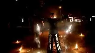 Театр "GELIO". Фаер шоу на свадьбе Александра и Оксаны 13.09.2014г Видеограф-Мазницкий Олег