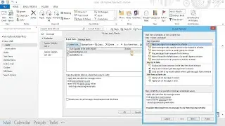 How to Create Mail Rules & Folder in Outlook 2013