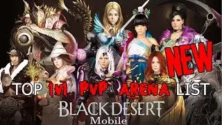 *OUTDATED* Top Classes List in PVP *CHECK DESCRIPTION FOR UPDATE*- Black Desert Mobile KR (검은사막 모바일)