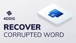 [2021]How to Repair Corrupted Word File?|Tenorshare 4DDiG