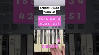Eminem Piano Tutorial 🎹 #tiktok #piano