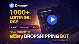 AI eBay Dropshipping Bot — Auto Research & Upload 1,000+ Listings/Day