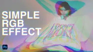 SIMPLE RGB EFFECT IN PHOTOSHOP TUTORIAL