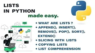 Lists in Python Made Easy | Python Made Easy Series | Codelligent
