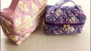 Quilted Multipurpose Pouch Bag✨ | DIY | Quick Easy  Sewing
