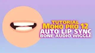 AUTO LIP SYNC | BONE AUDIO WIGGLE | MOHO PRO 12 😉