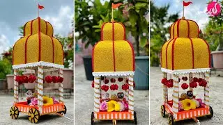 Rath Yatra Special || Rath Making With Cardboard || Hand Made Jagannath Rath || Rath Yatra||
