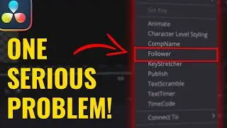 The ONE Problem with the Follower Modifier in DaVinci Resolve 18 and What You can Do Instead