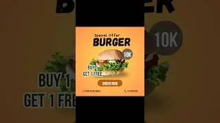 Membuat Poster Iklan Makanan #designgrafis #posterdesign #canvatutorial