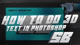 HOW TO MAKE TEXT 3D IN PHOTOSHOP CC