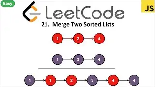 LeetCode 21 Merge Two Sorted Lists in javascript