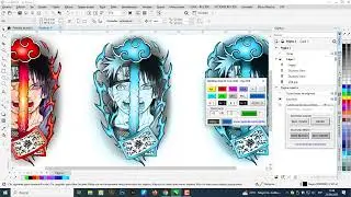 DUOTONO FONDO CLARO Y FONDO OSCURO EN COREL DRAW | MACRO PARA SERIGRAFIA EN COREL DRAW