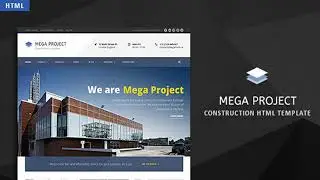 Mega Project - Construction HTML Template | Themeforest Website Templates and Themes